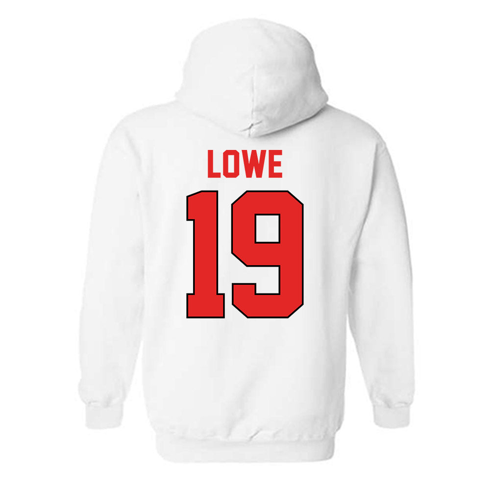 Texas Tech - NCAA Baseball : Jonny Lowe - Sports Shersey Hooded Sweatshirt-1