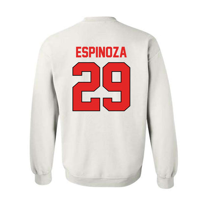 Texas Tech - NCAA Baseball : Jorden Espinoza - Sports Shersey Crewneck Sweatshirt-1