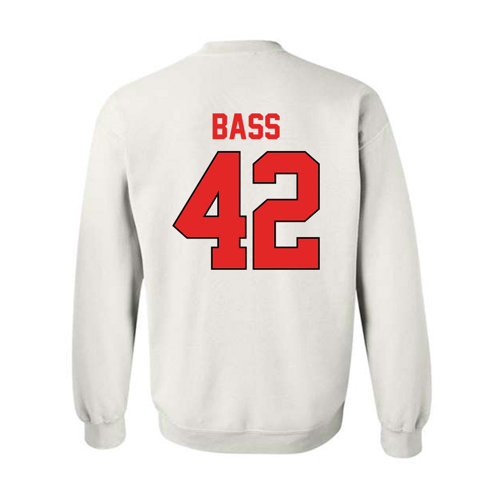 Texas Tech - NCAA Baseball : Daniel Bass - Sports Shersey Crewneck Sweatshirt-1