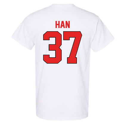 Texas Tech - NCAA Baseball : Heeryun Han - Sports Shersey T-Shirt-1
