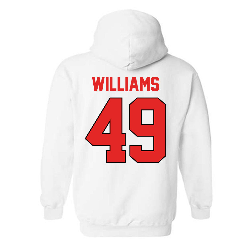 Texas Tech - NCAA Baseball : Carter Williams - Sports Shersey Hooded Sweatshirt-1
