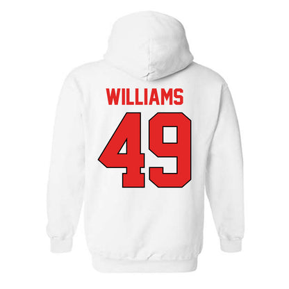 Texas Tech - NCAA Baseball : Carter Williams - Sports Shersey Hooded Sweatshirt-1