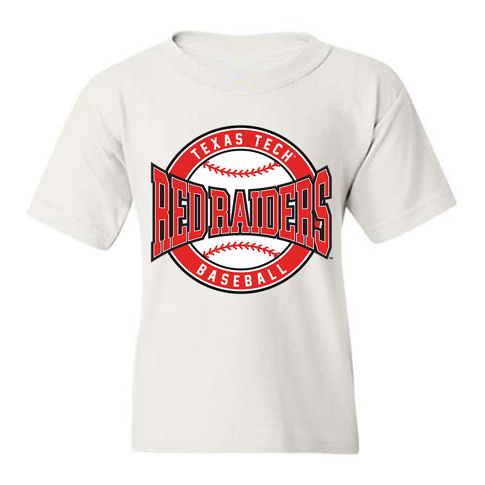 Texas Tech - NCAA Baseball : Jackson Burns - Sports Shersey Youth T-Shirt-0