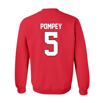 Texas Tech - NCAA Baseball : Tj Pompey - Sports Shersey Crewneck Sweatshirt