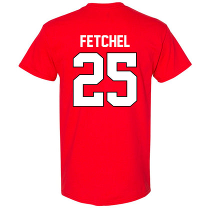 Texas Tech - NCAA Baseball : Zach Fetchel - Sports Shersey T-Shirt-1