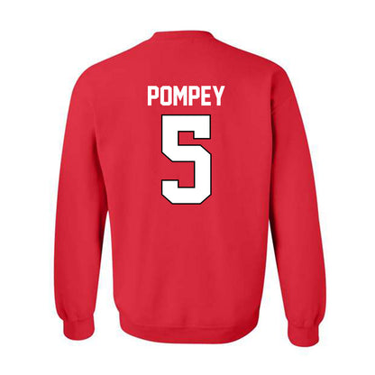 Texas Tech - NCAA Baseball : Timothy Pompey - Sports Shersey Crewneck Sweatshirt-1