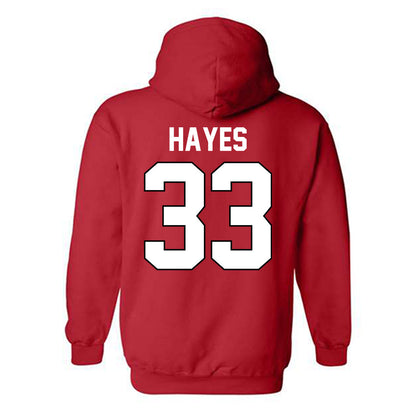 Texas Tech - NCAA Baseball : Adam Hayes - Sports Shersey Hooded Sweatshirt-1