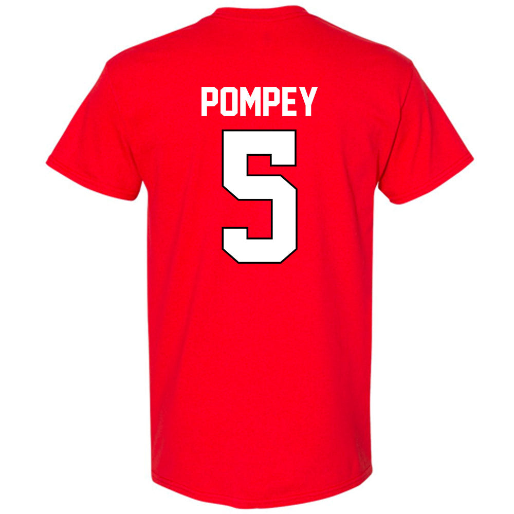 Texas Tech - NCAA Baseball : Timothy Pompey - Sports Shersey T-Shirt-1