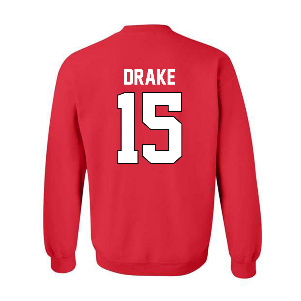 Texas Tech - NCAA Baseball : JT Drake - Sports Shersey Crewneck Sweatshirt-1