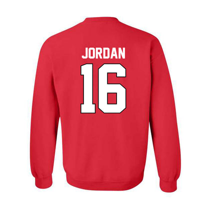 Texas Tech - NCAA Baseball : Will Jordan - Sports Shersey Crewneck Sweatshirt-1