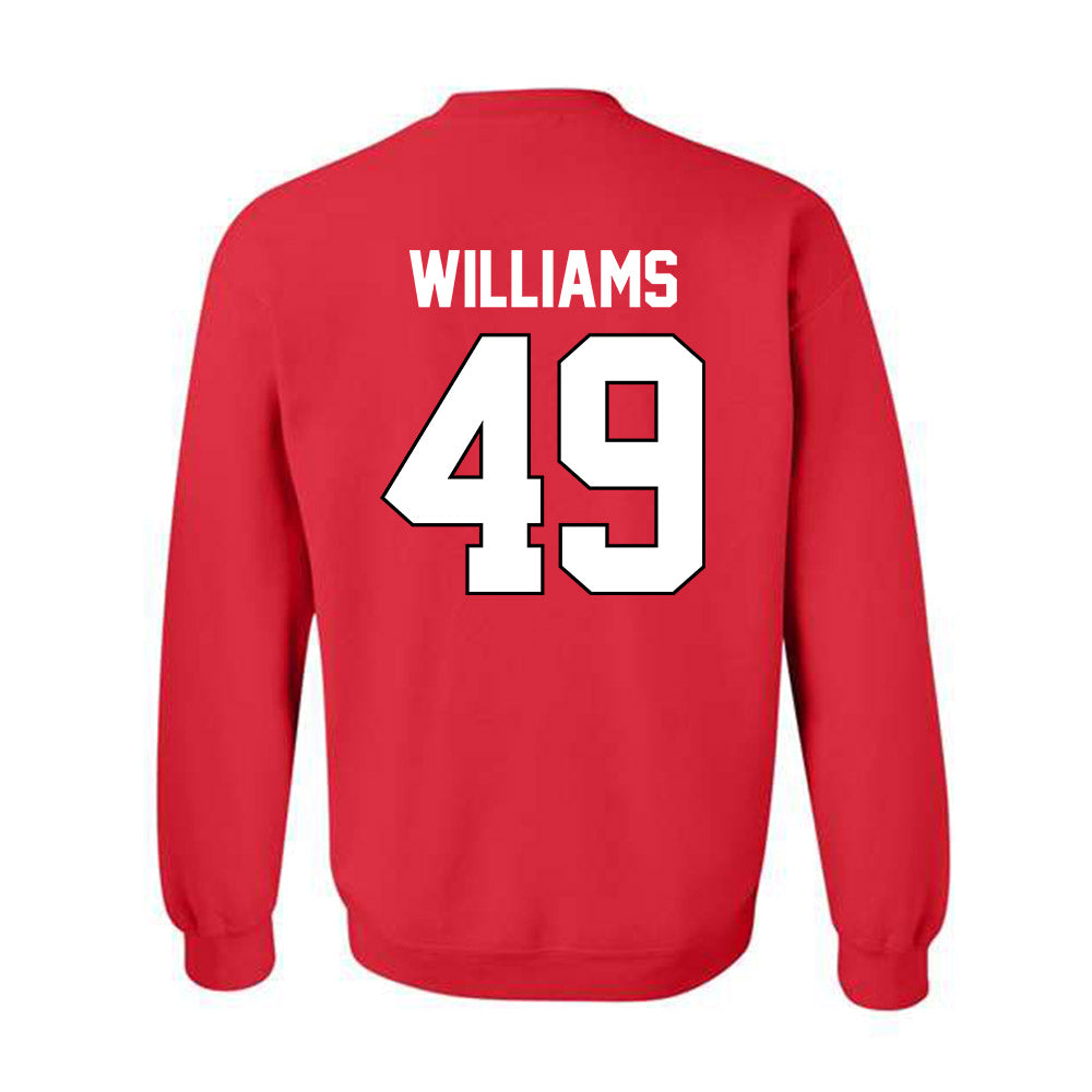 Texas Tech - NCAA Baseball : Carter Williams - Sports Shersey Crewneck Sweatshirt-1
