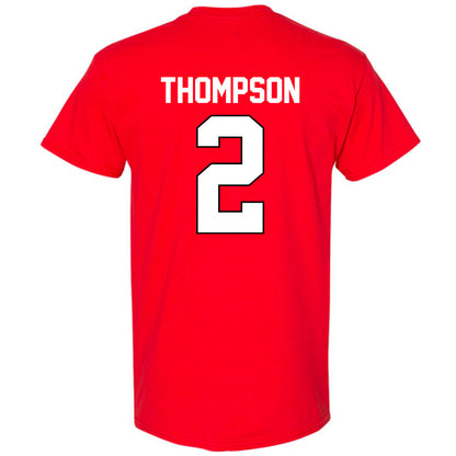 Texas Tech - NCAA Baseball : Kyeler Thompson - Sports Shersey T-Shirt-1