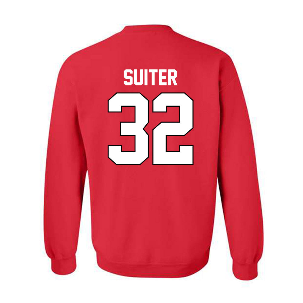 Texas Tech - NCAA Baseball : Bryce Suiter - Sports Shersey Crewneck Sweatshirt-1