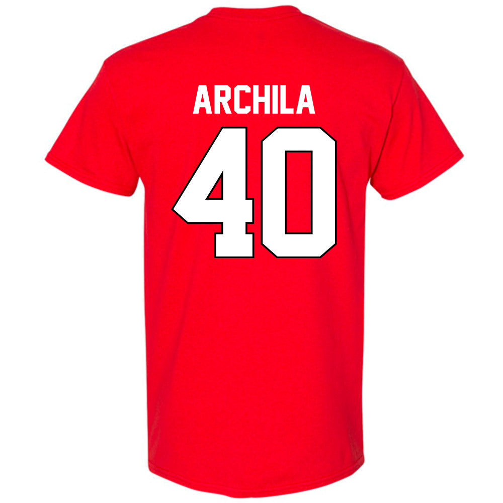 Texas Tech - NCAA Baseball : Dominic Archila - Sports Shersey T-Shirt-1