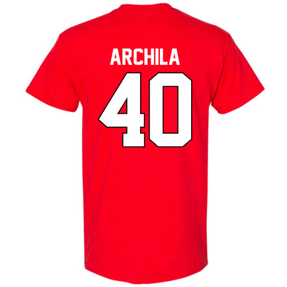 Texas Tech - NCAA Baseball : Dominic Archila - Sports Shersey T-Shirt-1