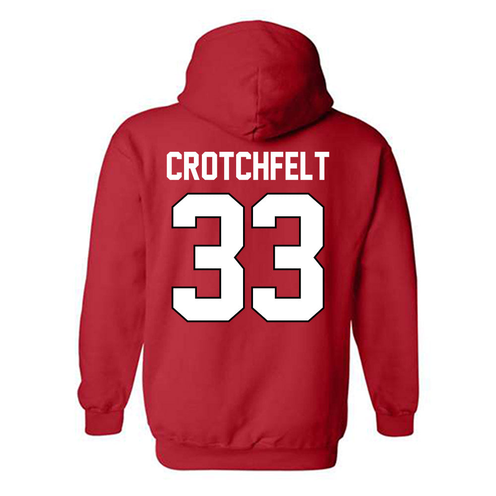 Texas Tech - NCAA Baseball : Zach Crotchfelt - Sports Shersey Hooded Sweatshirt-1