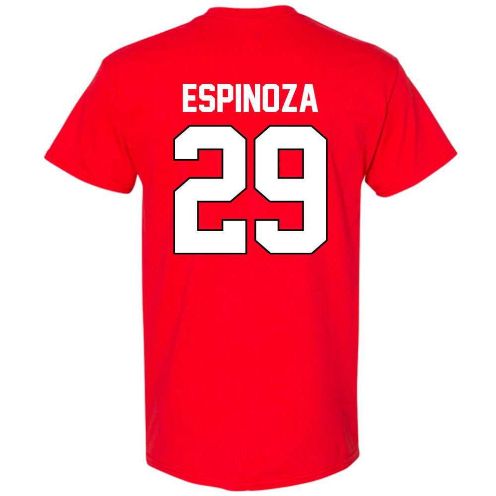 Texas Tech - NCAA Baseball : Jorden Espinoza - Sports Shersey T-Shirt-1