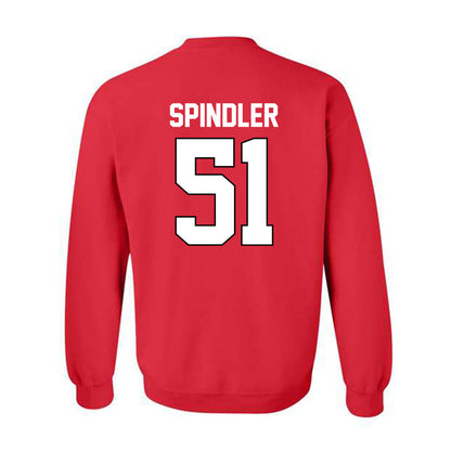 Texas Tech - NCAA Baseball : Jake Spindler - Sports Shersey Crewneck Sweatshirt-1