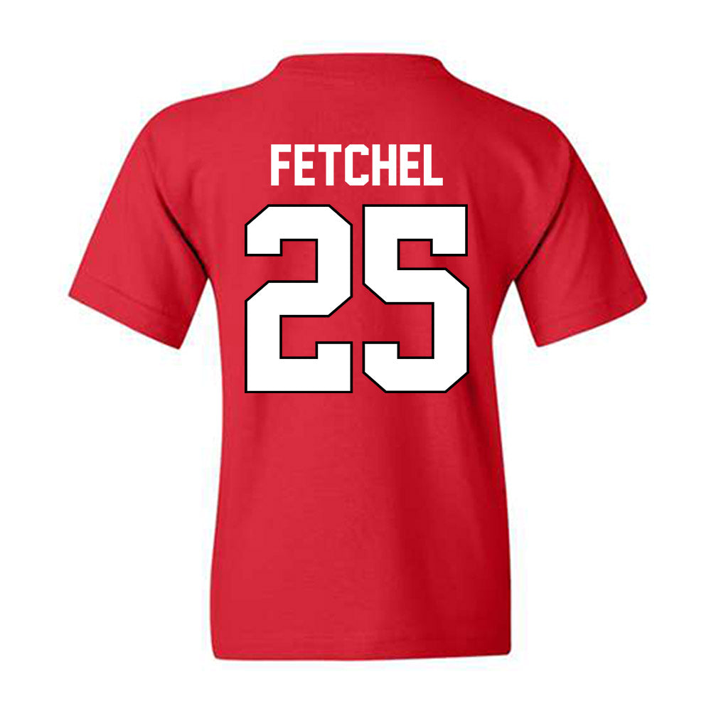 Texas Tech - NCAA Baseball : Zach Fetchel - Sports Shersey Youth T-Shirt-1
