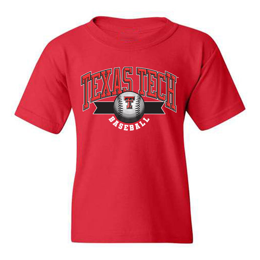 Texas Tech - NCAA Baseball : Tj Pompey - Sports Shersey Youth T-Shirt