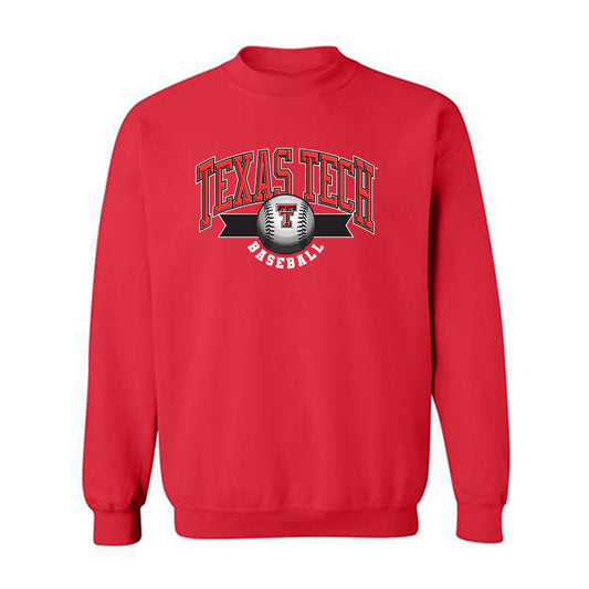 Texas Tech - NCAA Baseball : Logan Addison - Sports Shersey Crewneck Sweatshirt-0