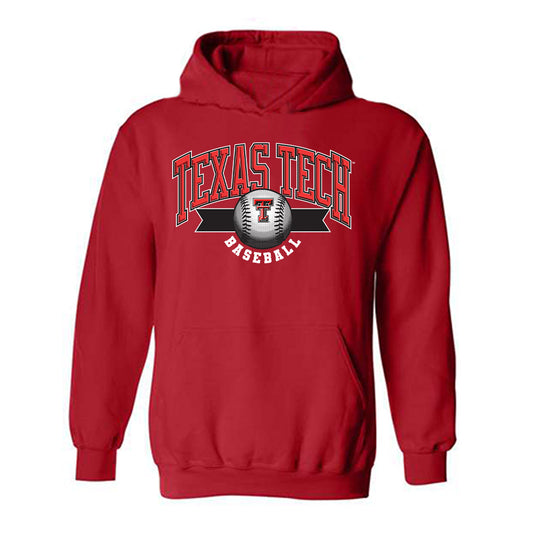 Texas Tech - NCAA Baseball : Tj Pompey - Sports Shersey Hooded Sweatshirt