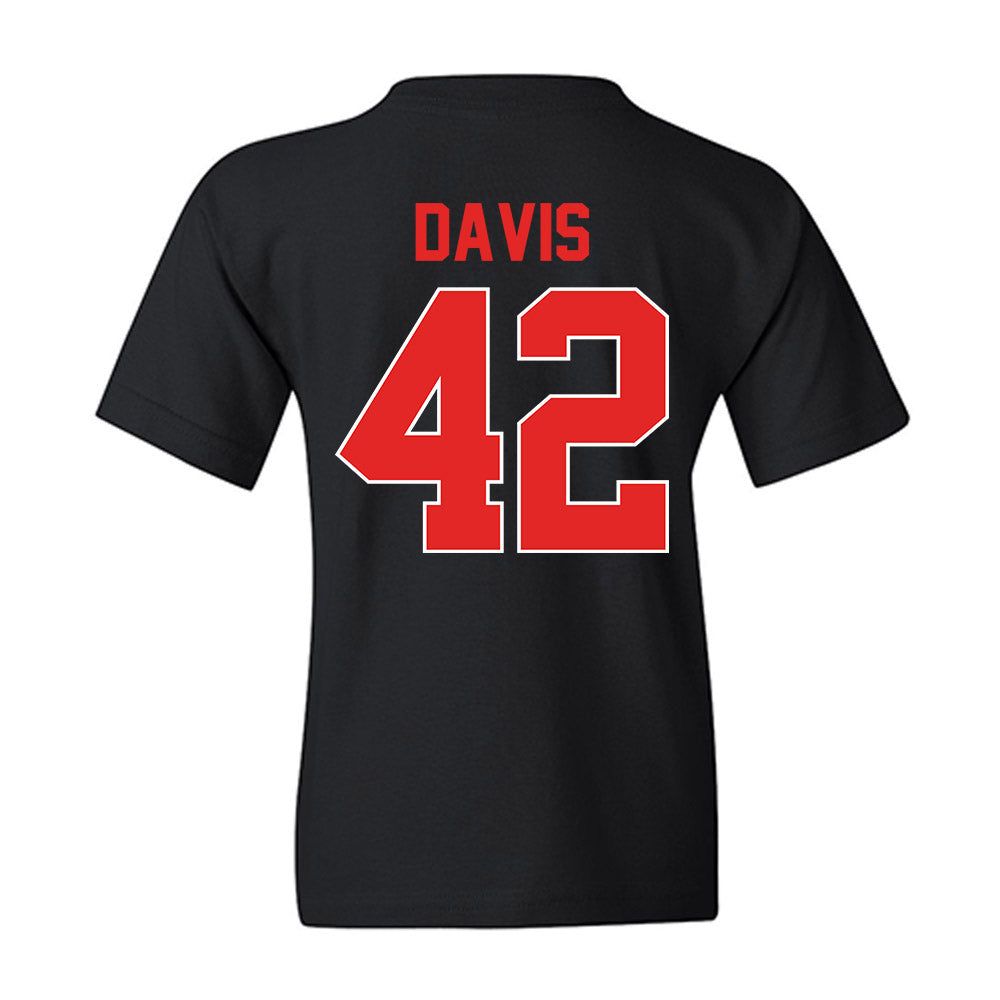 Texas Tech - NCAA Softball : Mihyia Davis - Sports Shersey Youth T-Shirt-1