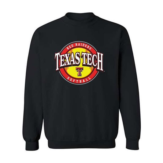 Texas Tech - NCAA Softball : Victoria Valdez - Sports Shersey Crewneck Sweatshirt-0