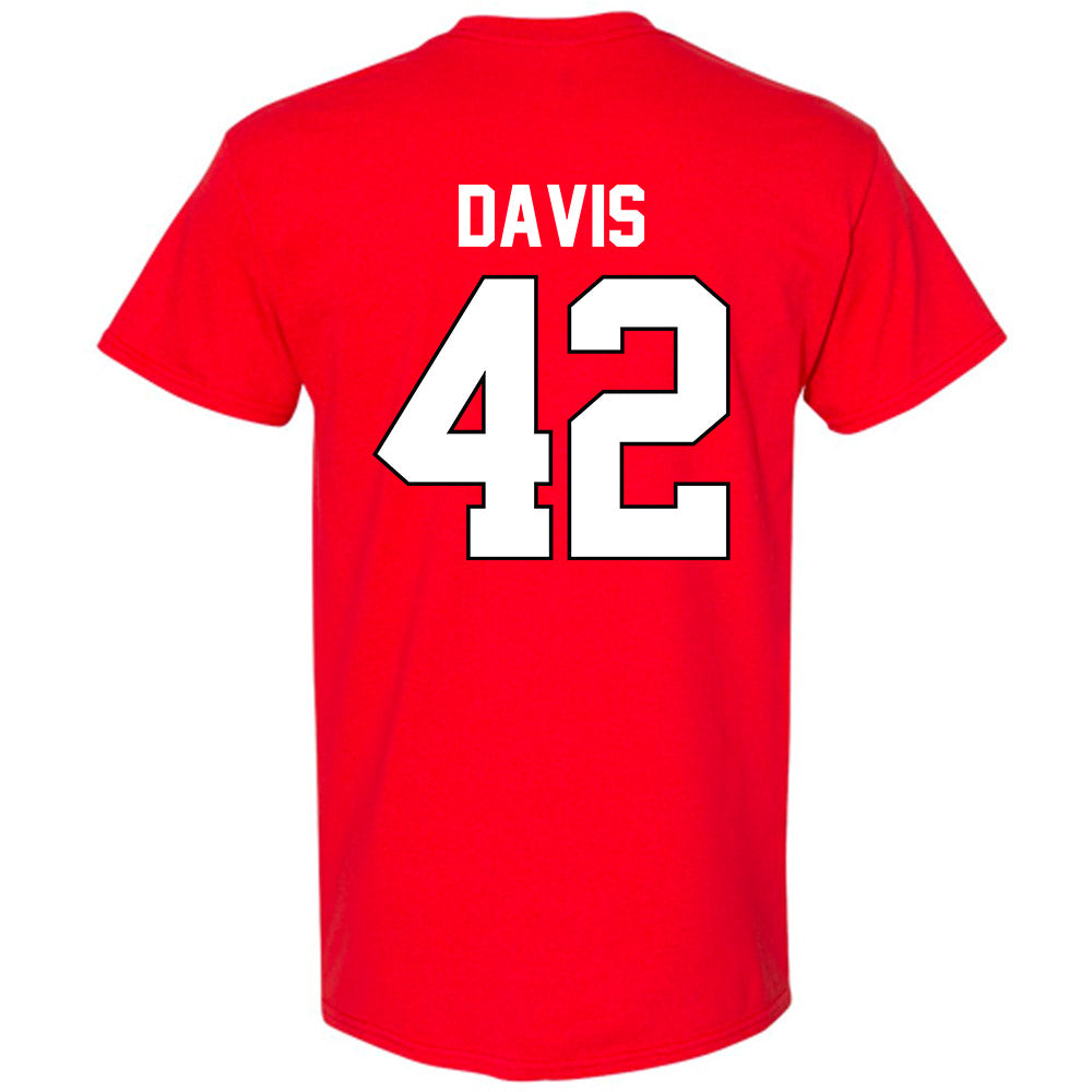 Texas Tech - NCAA Softball : Mihyia Davis - Sports Shersey T-Shirt-1