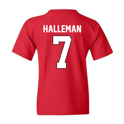 Texas Tech - NCAA Softball : Logan Halleman - Sports Shersey Youth T-Shirt