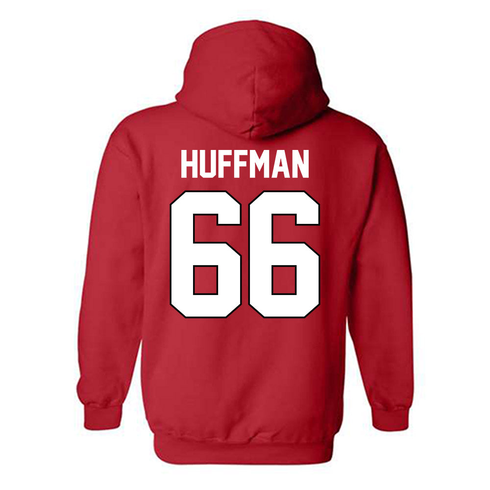 Texas Tech - NCAA Softball : Kiley Huffman - Sports Shersey Hooded Sweatshirt