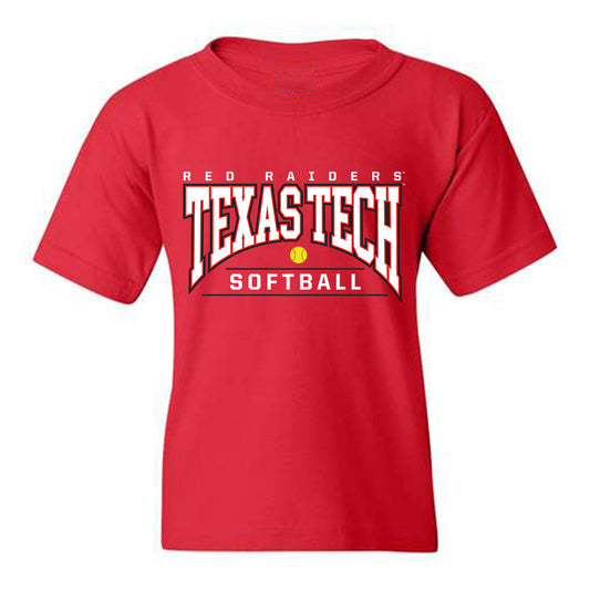 Texas Tech - NCAA Softball : Kiley Huffman - Sports Shersey Youth T-Shirt