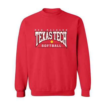 Texas Tech - NCAA Softball : Lauren Allred - Sports Shersey Crewneck Sweatshirt-0