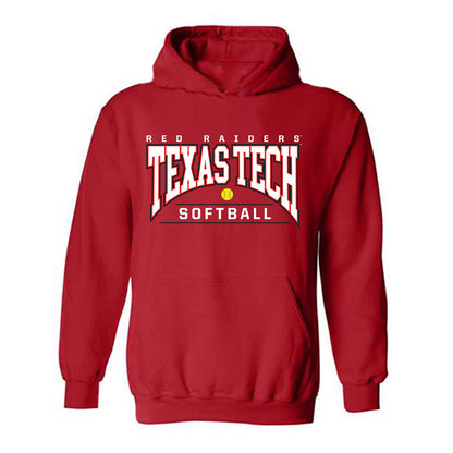 Texas Tech - NCAA Softball : Lauren Allred - Sports Shersey Hooded Sweatshirt-0