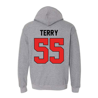 Texas Tech - NCAA Softball : Kaitlyn Terry - Sports Shersey Hooded Sweatshirt-1