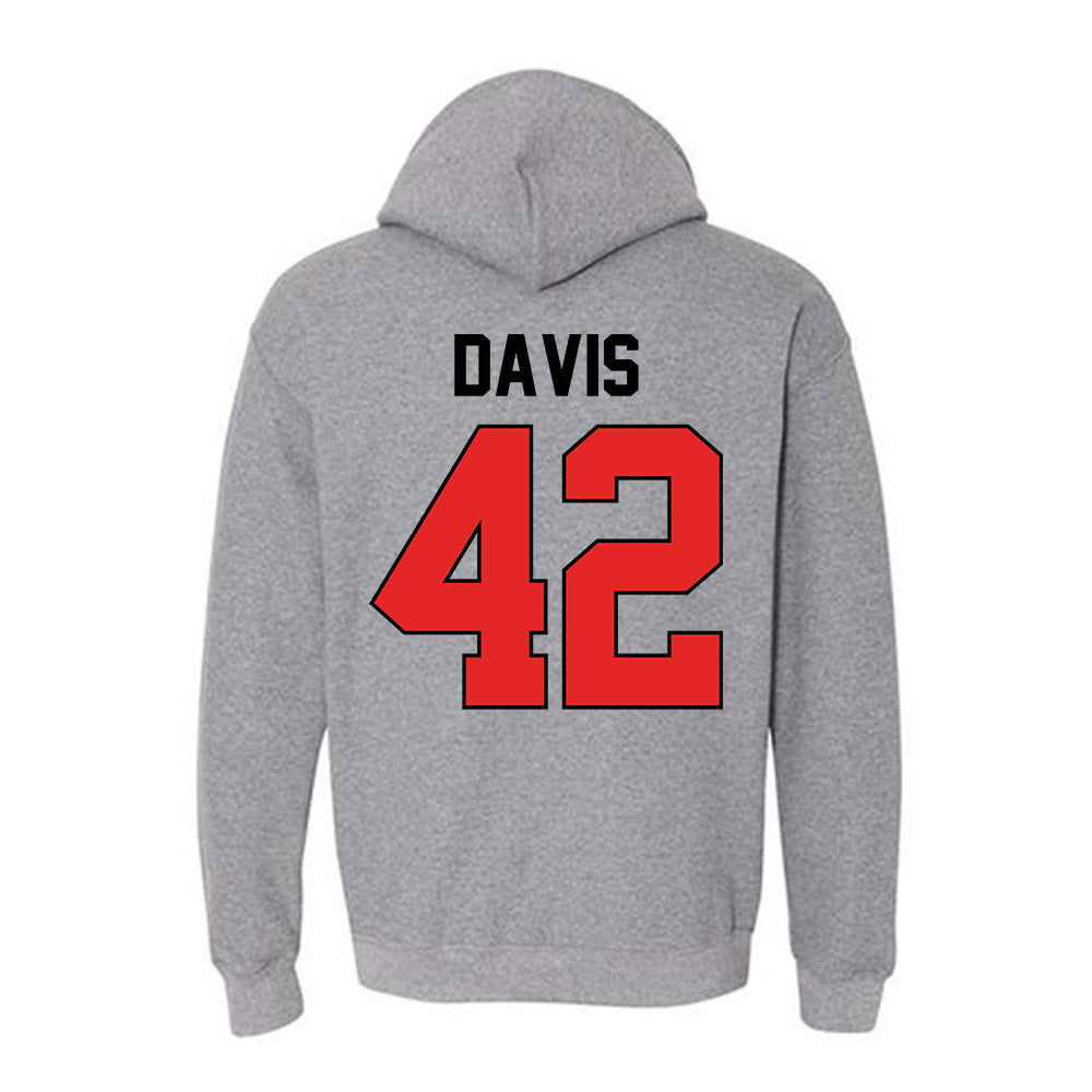 Texas Tech - NCAA Softball : Mihyia Davis - Sports Shersey Hooded Sweatshirt-1