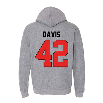 Texas Tech - NCAA Softball : Mihyia Davis - Sports Shersey Hooded Sweatshirt-1