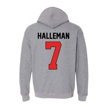 Texas Tech - NCAA Softball : Logan Halleman - Sports Shersey Hooded Sweatshirt