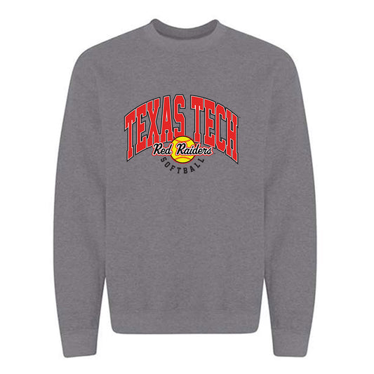 Texas Tech - NCAA Softball : Jasmyn Burns - Sports Shersey Crewneck Sweatshirt-0