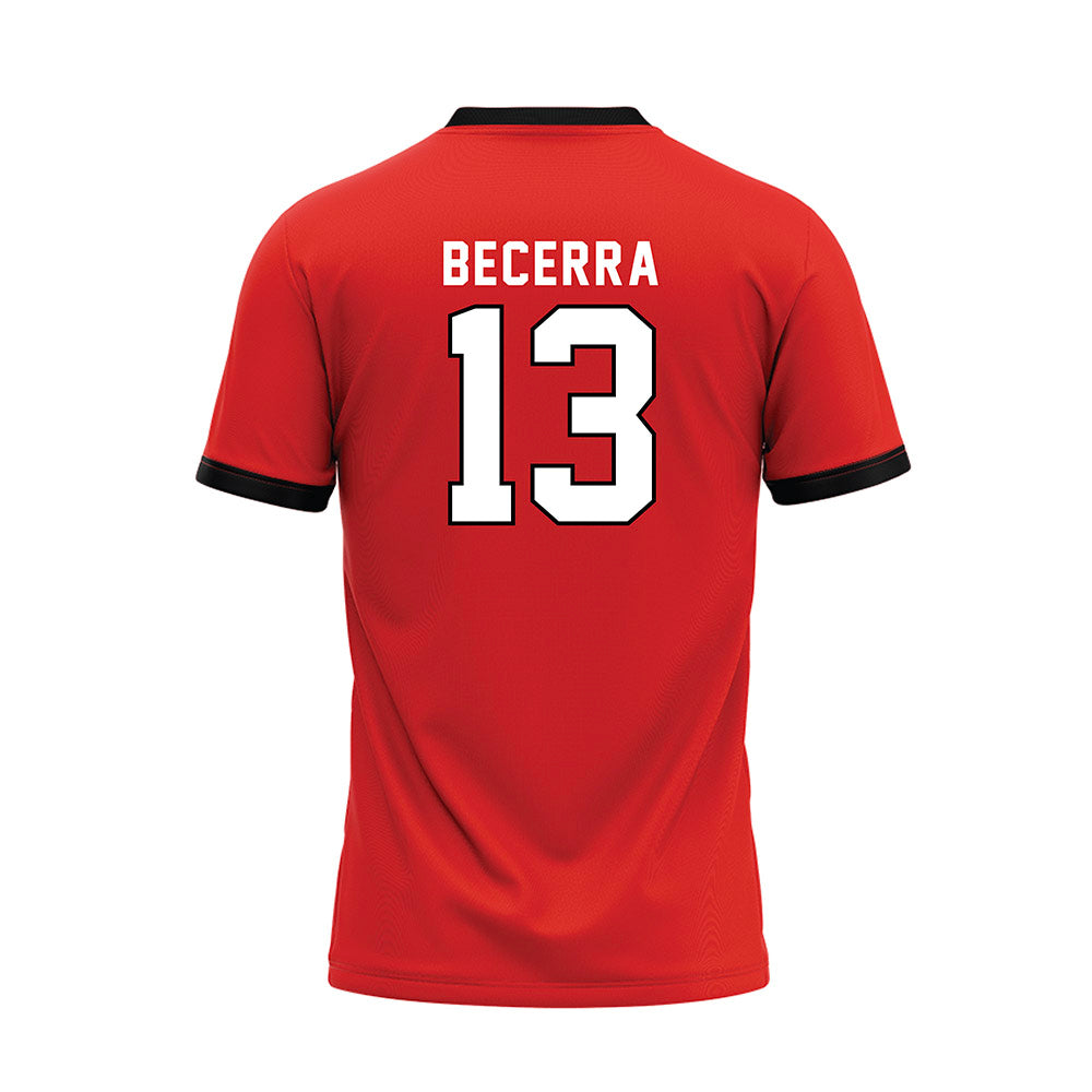 Texas Tech - NCAA Baseball : Donovan Becerra - Baseball Jersey-1