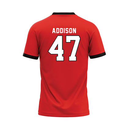 Texas Tech - NCAA Baseball : Logan Addison - Baseball Jersey-1