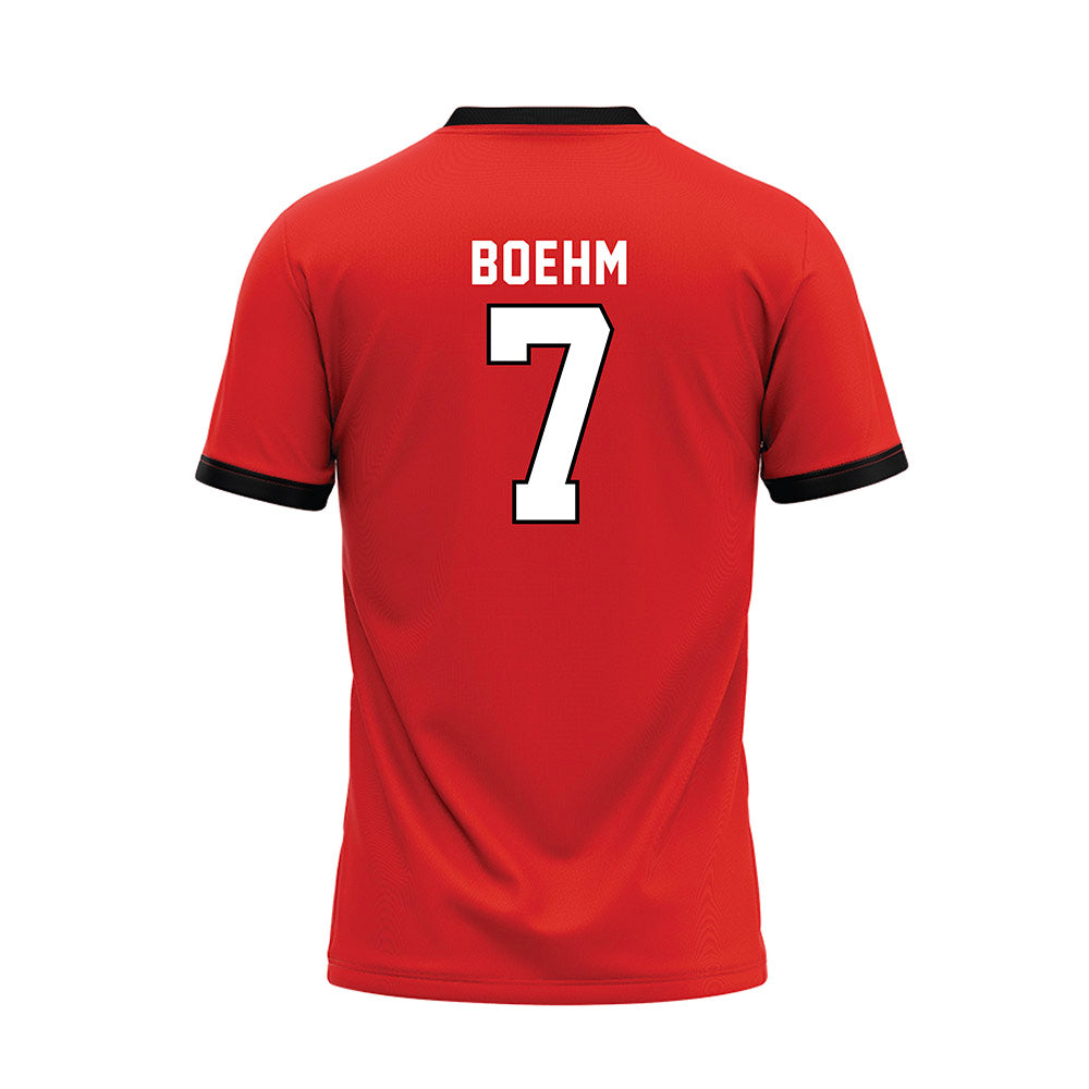 Texas Tech - NCAA Baseball : Garet Boehm - Baseball Jersey-1