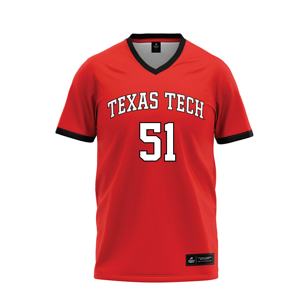 Texas Tech - NCAA Baseball : Jake Spindler - Baseball Jersey-0