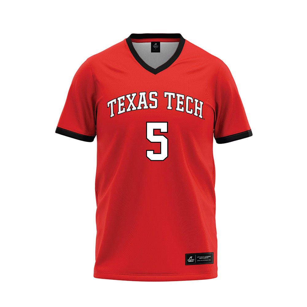Texas Tech - NCAA Baseball : Timothy Pompey - Baseball Jersey-0