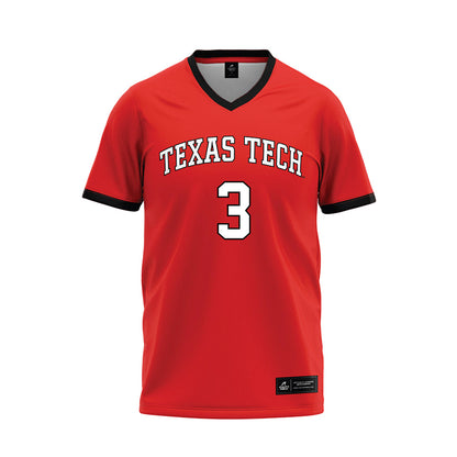 Texas Tech - NCAA Baseball : Tracer Lopez - Baseball Jersey-0