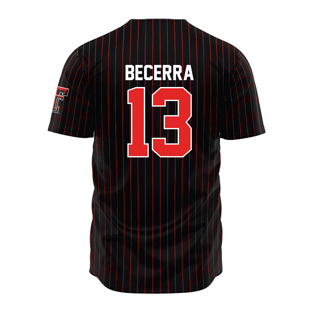 Texas Tech - NCAA Baseball : Donovan Becerra - Jersey-1