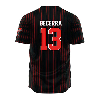 Texas Tech - NCAA Baseball : Donovan Becerra - Jersey-1