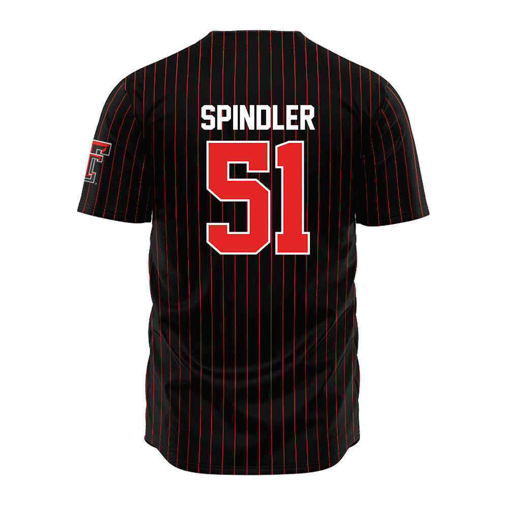 Texas Tech - NCAA Baseball : Jake Spindler - Jersey-1