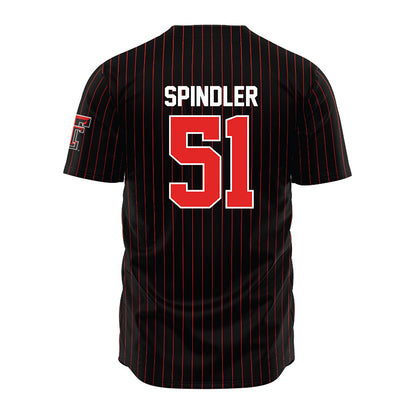 Texas Tech - NCAA Baseball : Jake Spindler - Jersey-1