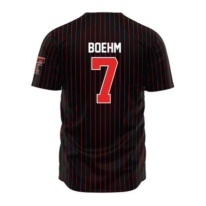 Texas Tech - NCAA Baseball : Garet Boehm - Jersey